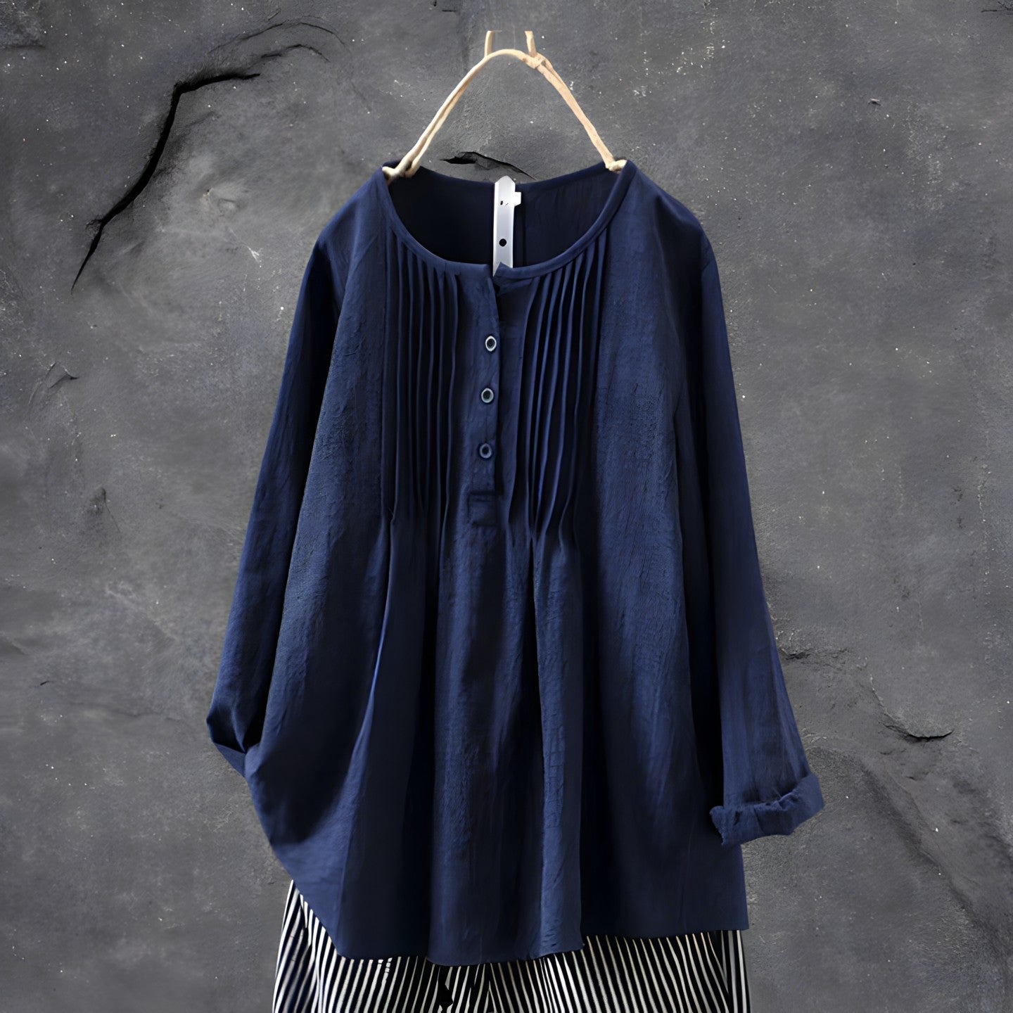 Betty™ - Handgefertigte stilvolle lockere Bluse