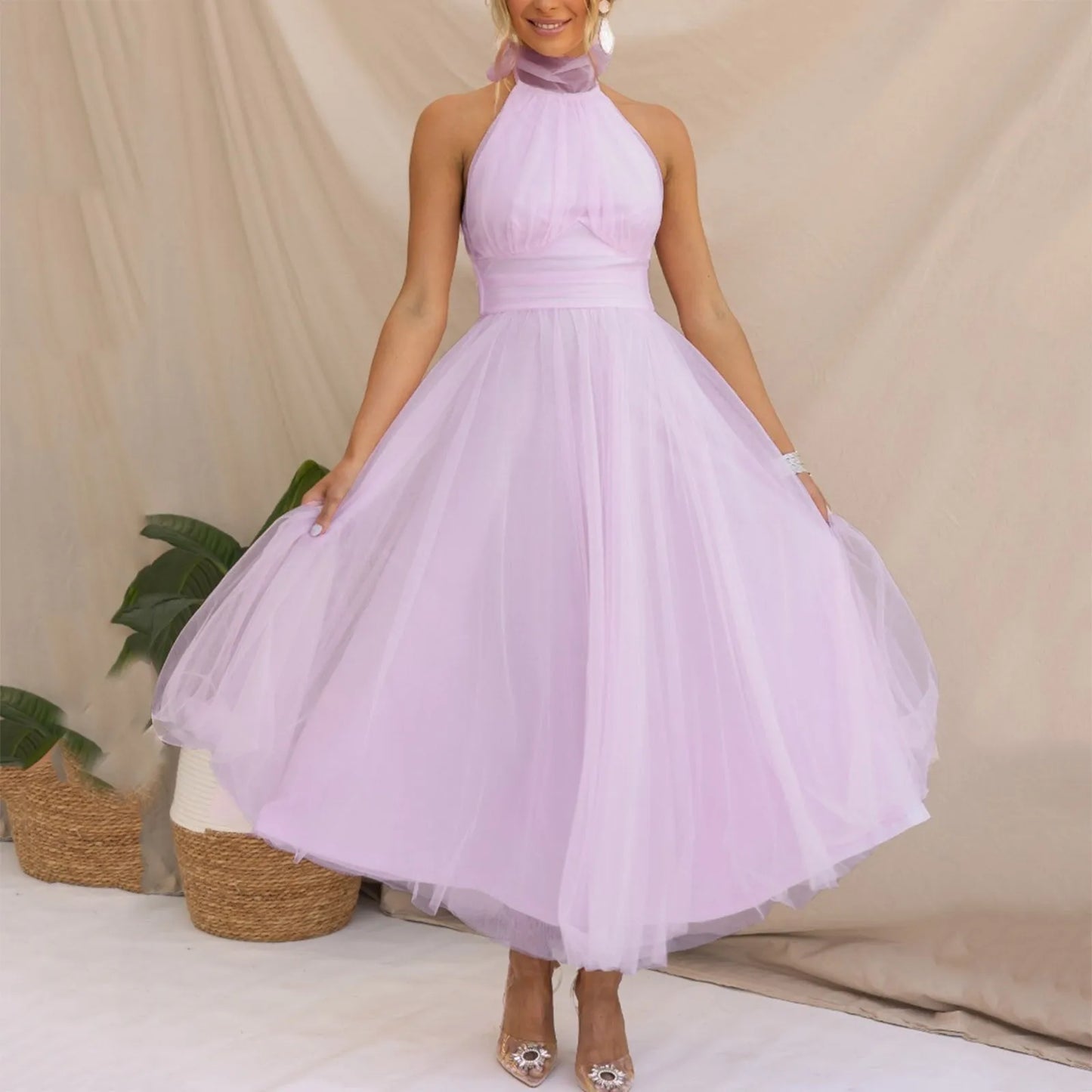 Coraline™ - Elegantes ärmelloses Kleid