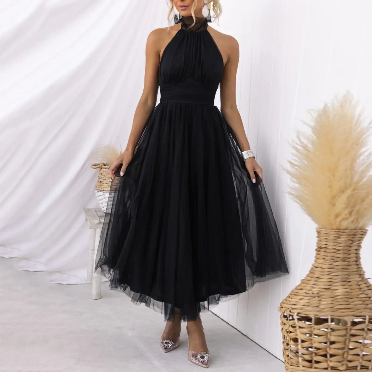 Coraline™ - Elegantes ärmelloses Kleid
