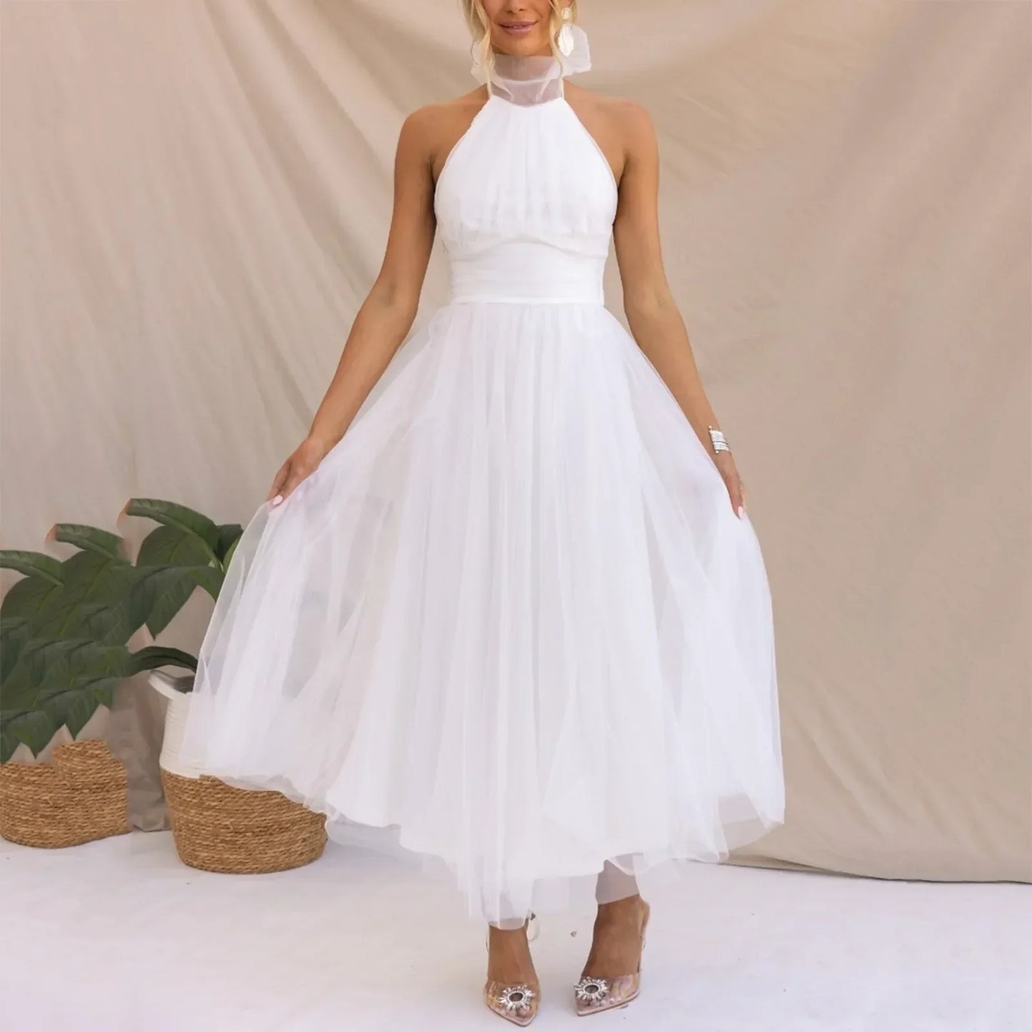 Coraline™ - Elegantes ärmelloses Kleid