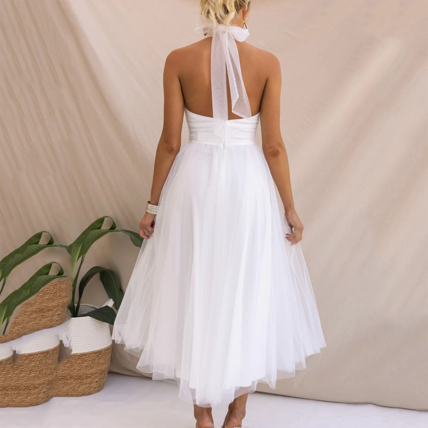 Coraline™ - Elegantes ärmelloses Kleid