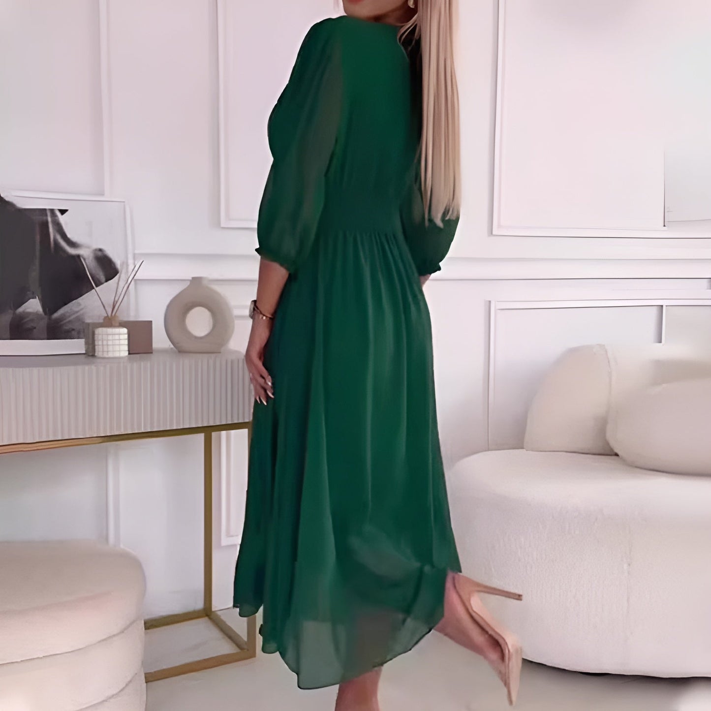Chiara™ - Elegante Sommerkleid aus ultraleichtem Seidenchiffon