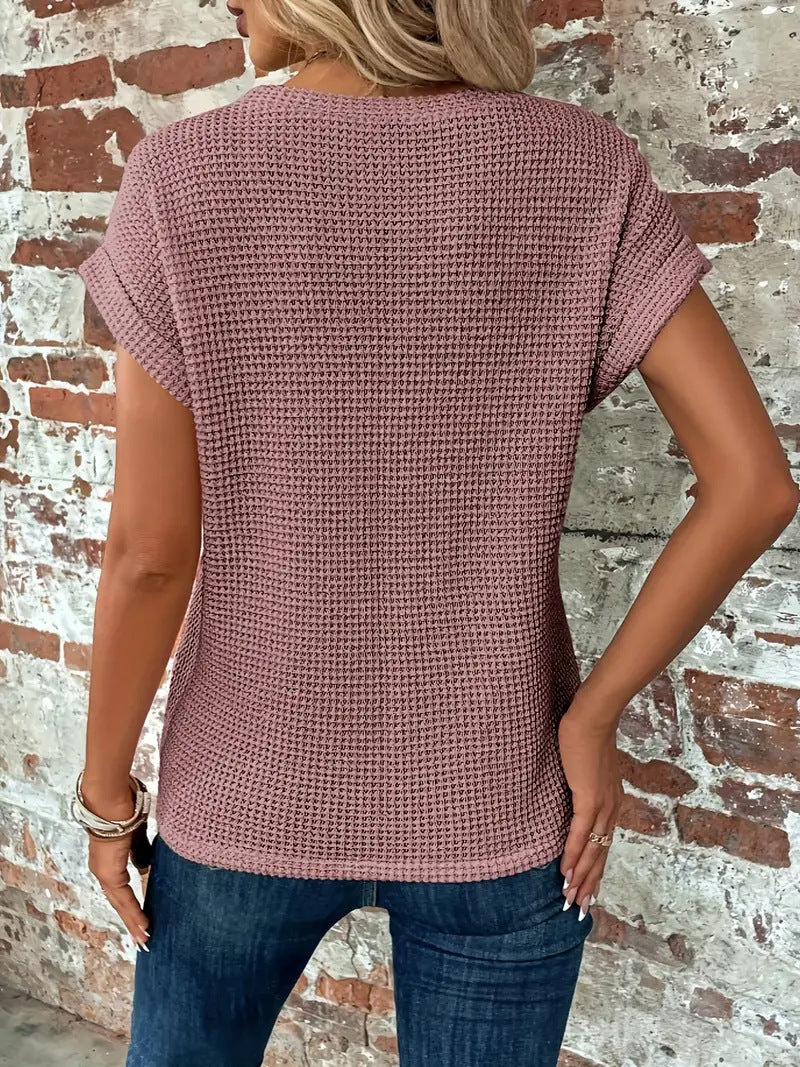 Jamie™ – Elegante Rundhalsbluse